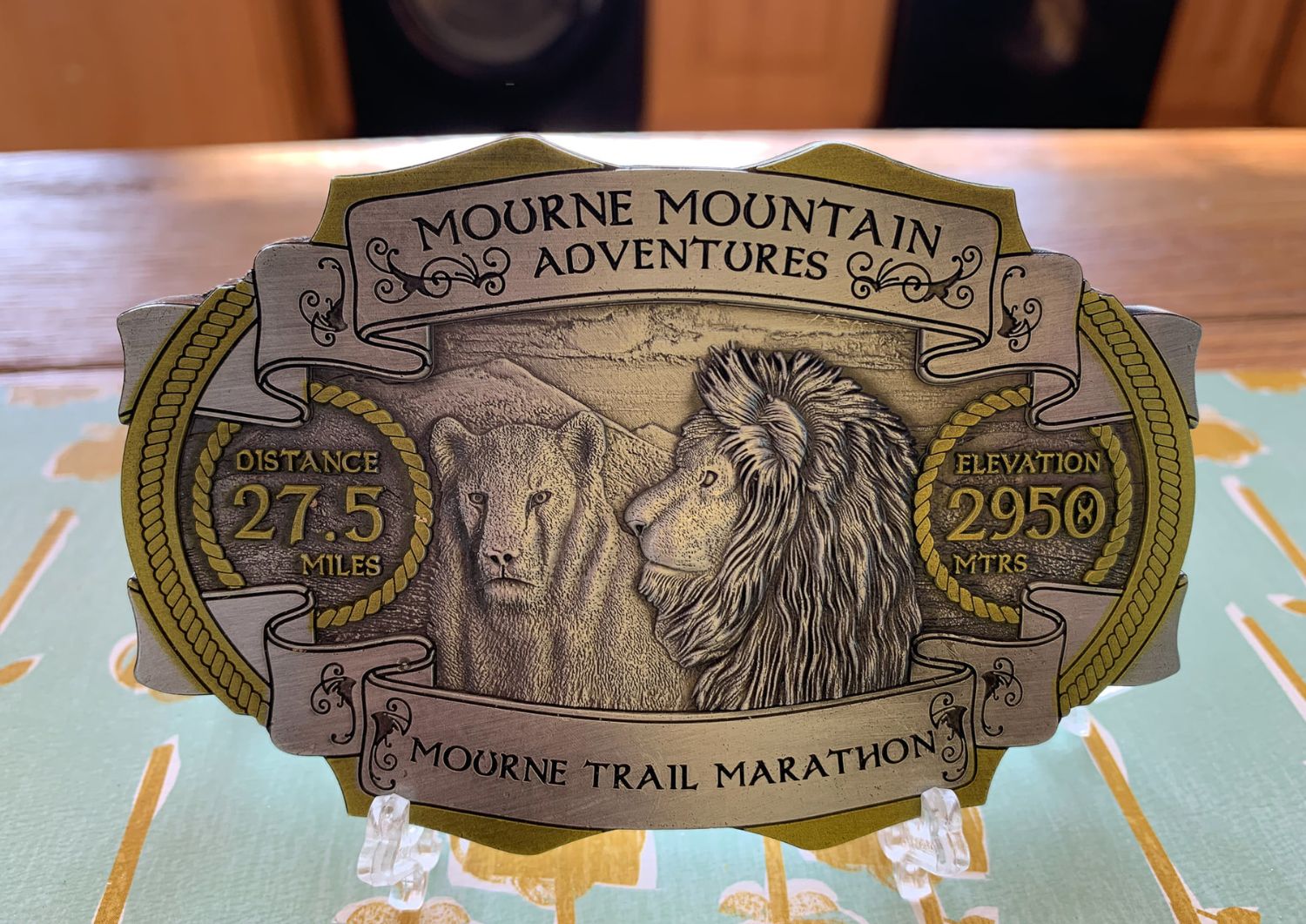 The Mourne Trail Marathon Buckle